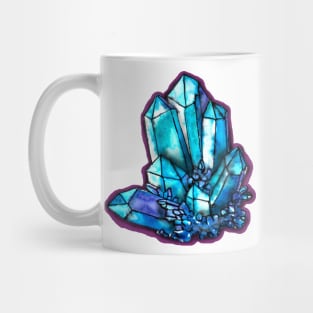 Blue Crystal Mug